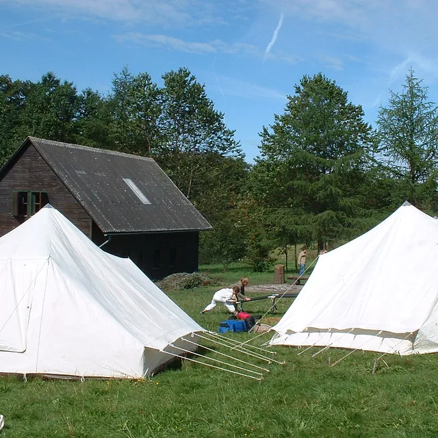 Zeltplatz vor Pater-Löslein-Hütte